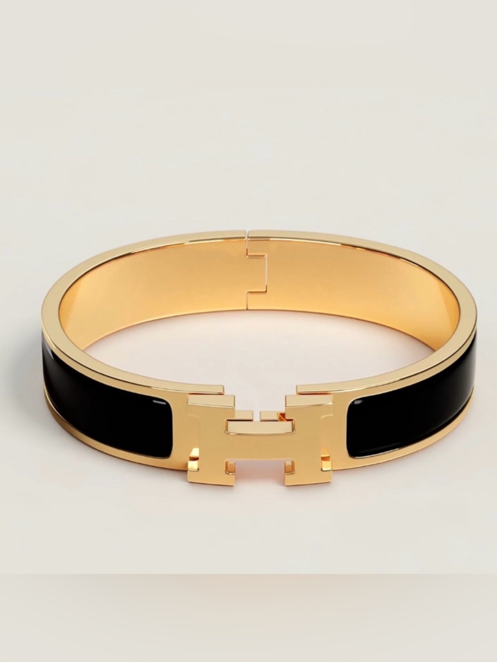 Gold and Black Bracelet
